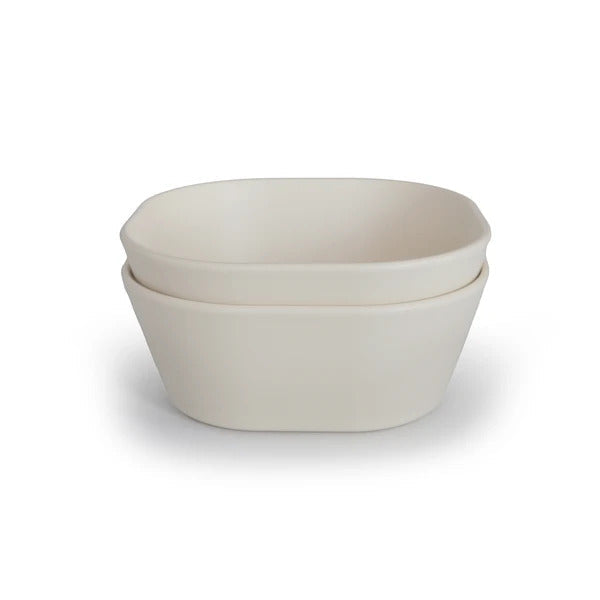 Mushie Square Dinnerware Bowl 2pk