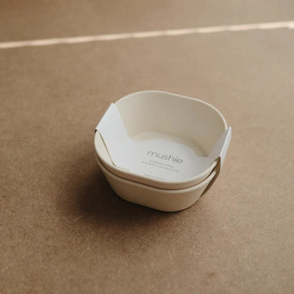 Mushie Square Dinnerware Bowl 2pk