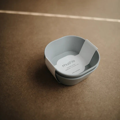 Mushie Square Dinnerware Bowl 2pk