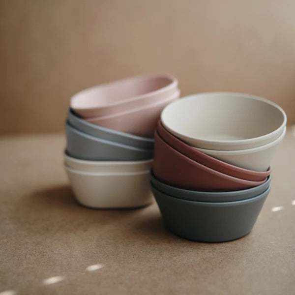 Mushie Square Dinnerware Bowl 2pk