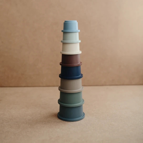 Mushie Stacking Cups Toy