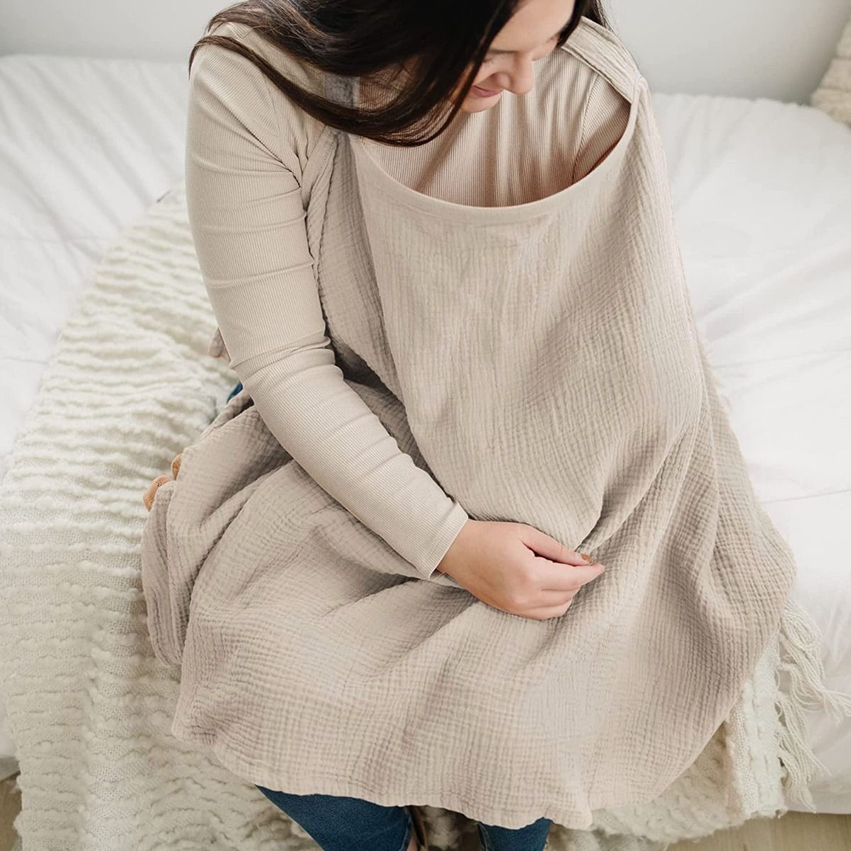 Baby First Essentials Muslin Nursing Cover