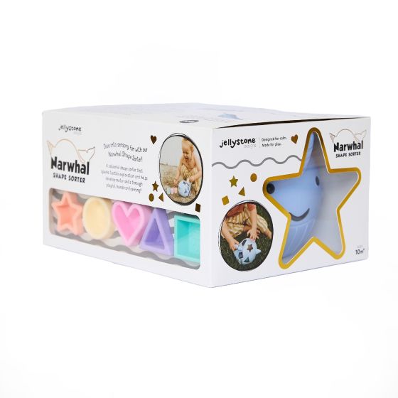 Jellystone Designs Narwhal Shape Sorter