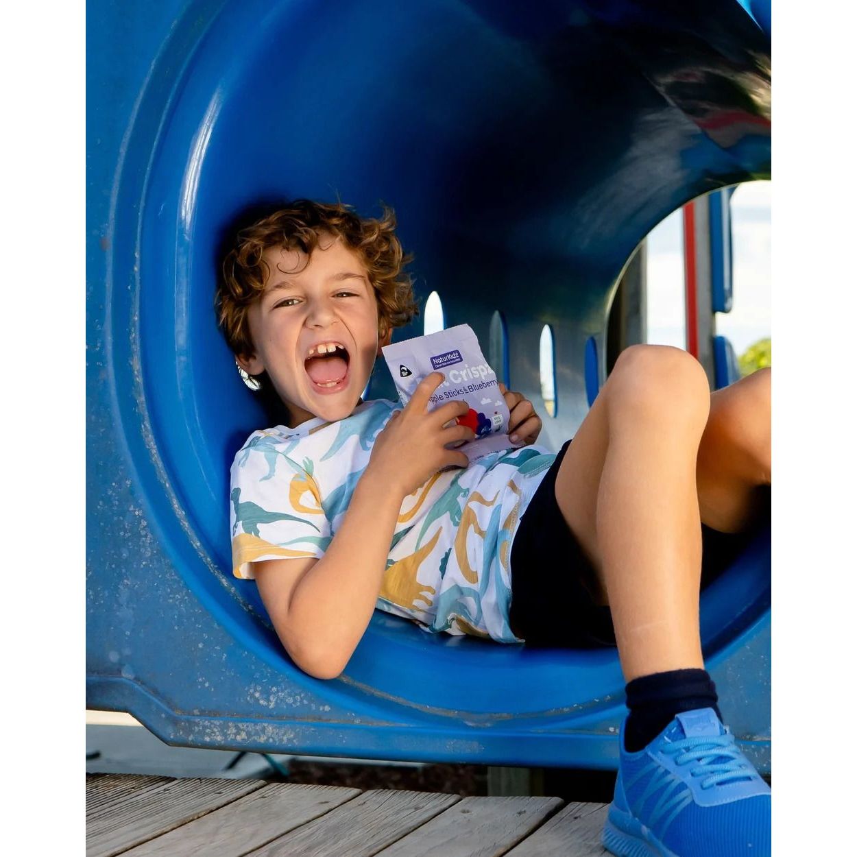 NaturKidz Fruit Crispz - Apple Sticks & Blueberry - 10g