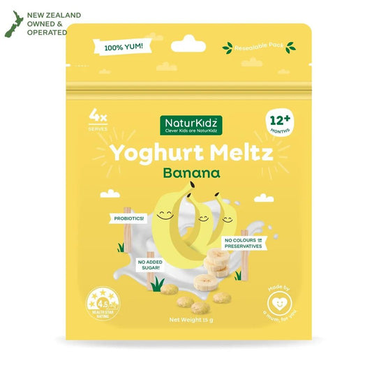 NaturKidz Banana Yoghurt Meltz - 15g