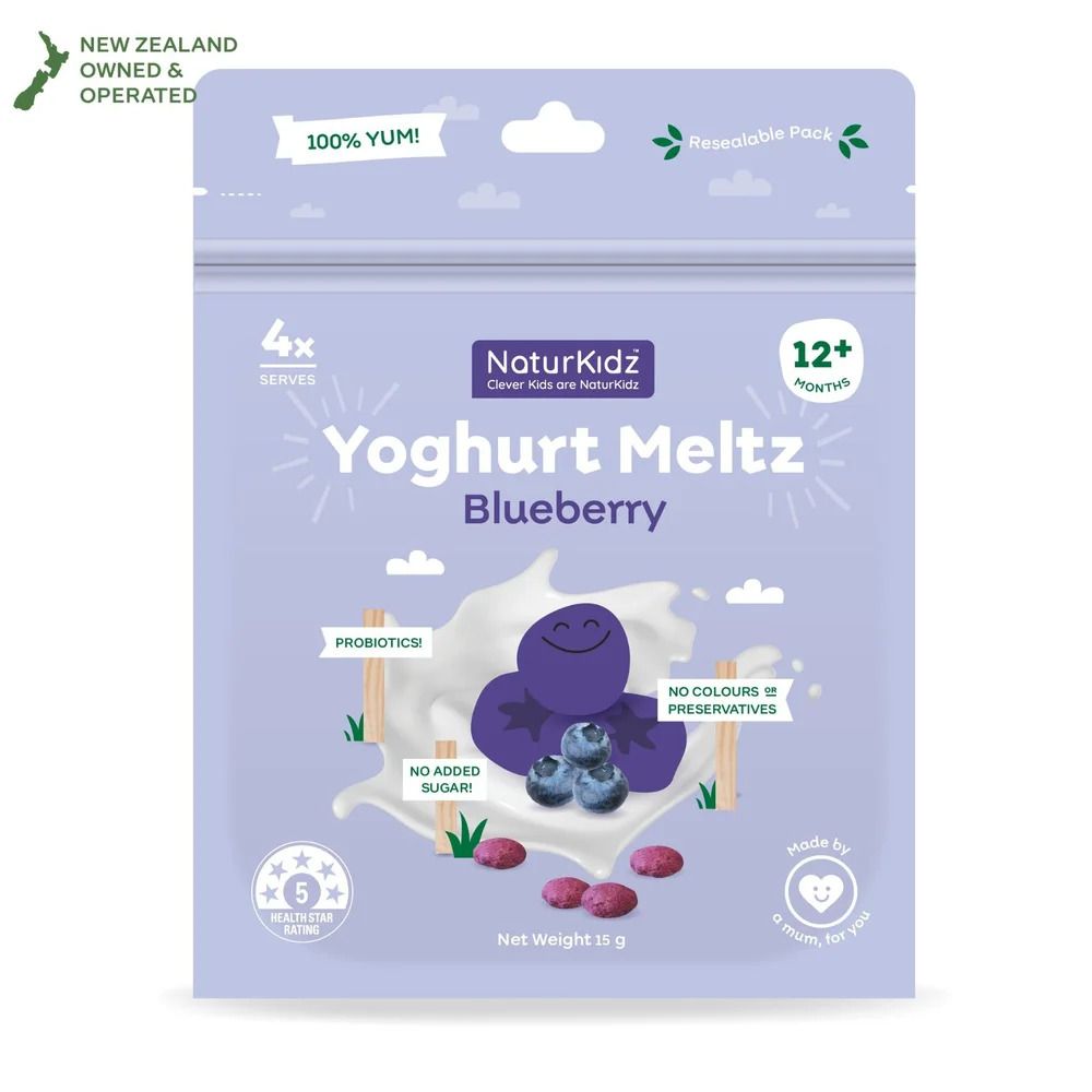 NaturKidz Blueberry Yoghurt Meltz - 15g