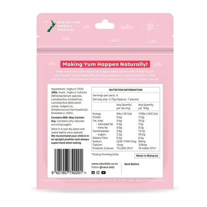 NaturKidz Strawberry Yoghurt Meltz - 15g