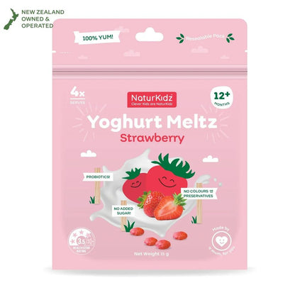 NaturKidz Strawberry Yoghurt Meltz - 15g