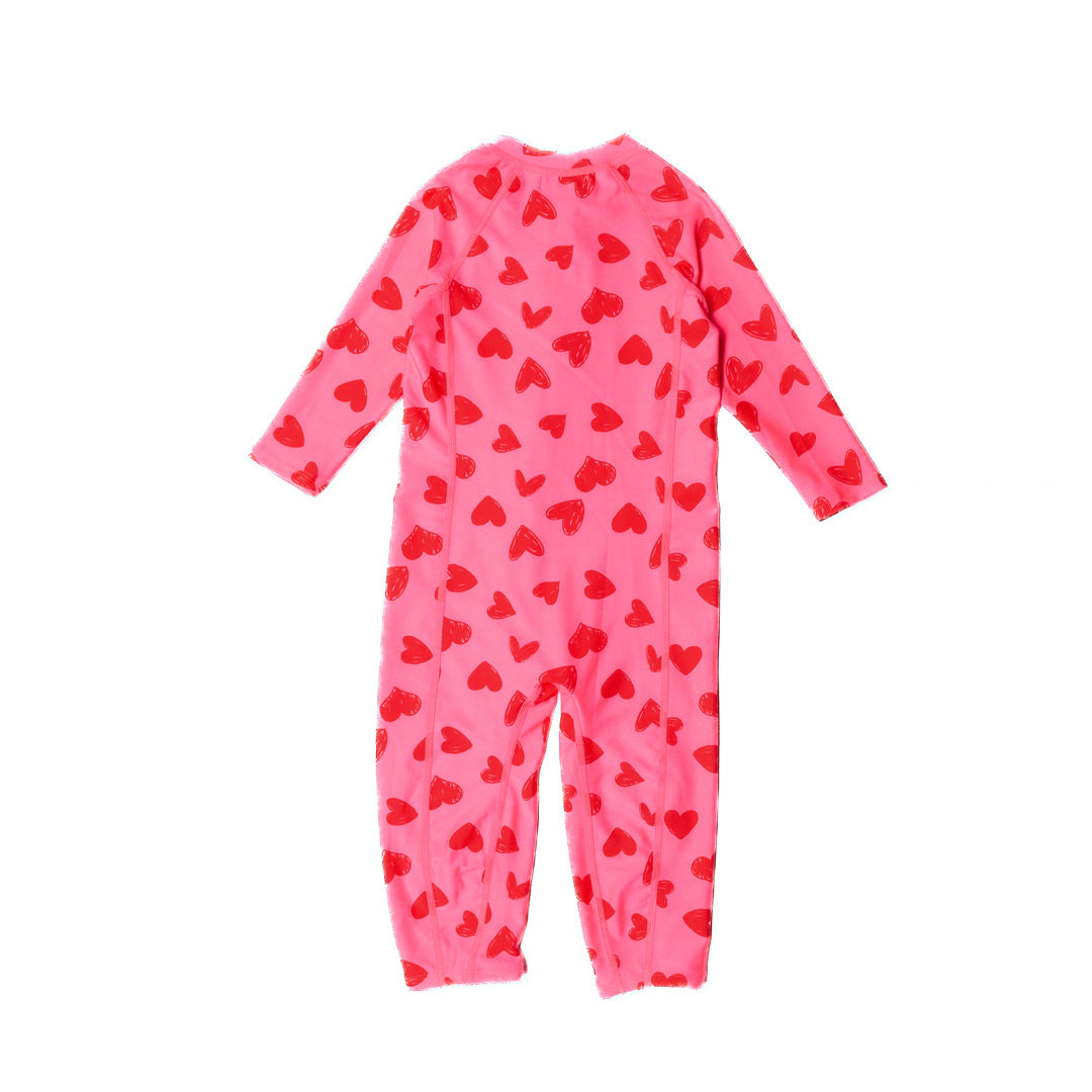 Neon by Nestling Full Swimmers - Pink Hearts