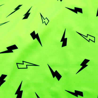 Neon by Nestling Shortie Swimmers - Kids - Green Bolts