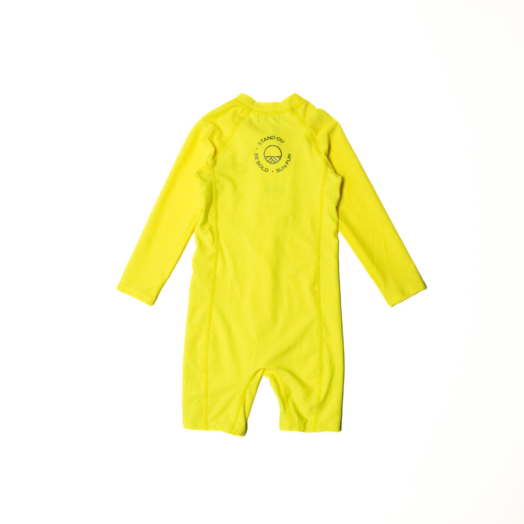 Neon by Nestling Shortie Swimmers - Kids - Neon Yellow