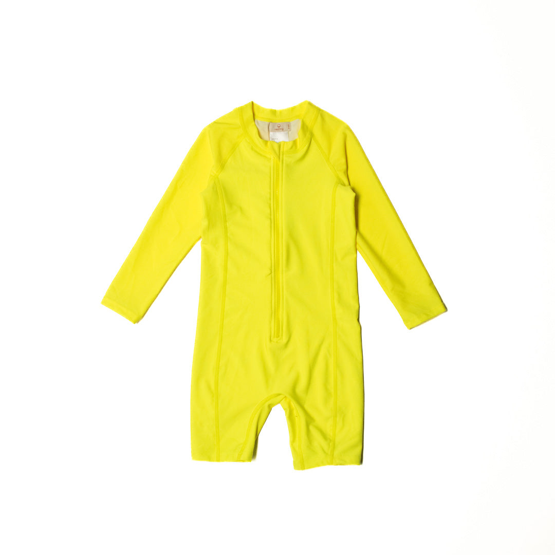 Neon by Nestling Shortie Swimmers - Kids - Neon Yellow