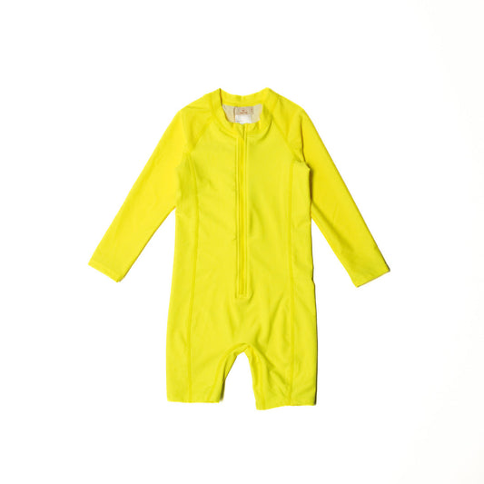 Neon by Nestling Shortie Swimmers - Kids - Neon Yellow