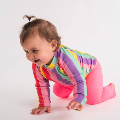 Neon by Nestling UPF50+ Swim Leggings - Neon Pink