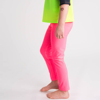 Neon by Nestling UPF50+ Swim Leggings - Neon Pink
