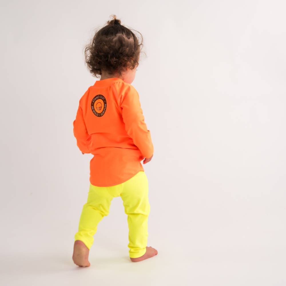 Neon by Nestling UPF50+ Swim Leggings - Neon Yellow
