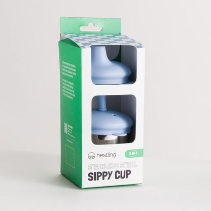 Nestling Stainless Steel 3-in-1 Sippy Cup