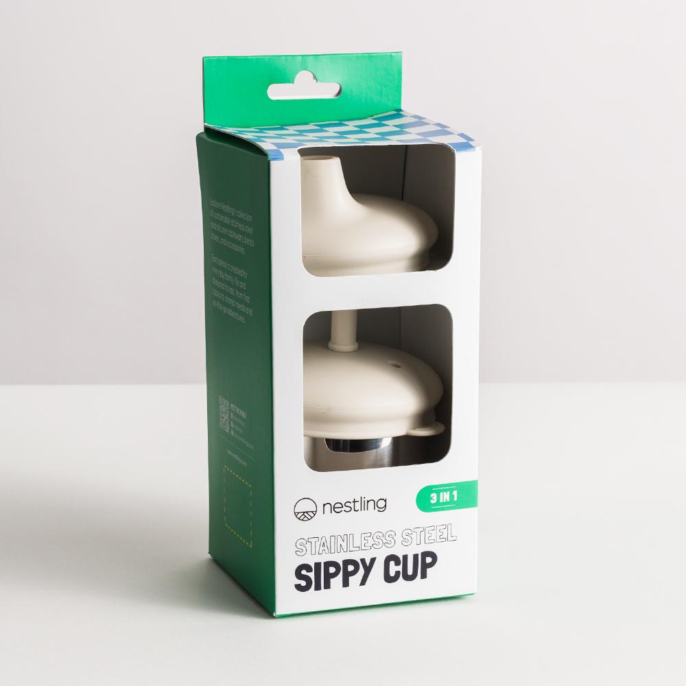 Nestling Stainless Steel 3-in-1 Sippy Cup