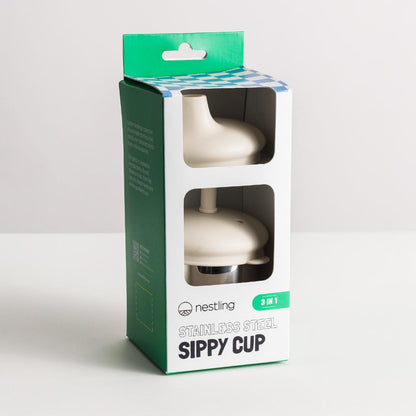 Nestling Stainless Steel 3-in-1 Sippy Cup