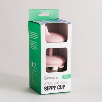 Nestling Stainless Steel 3-in-1 Sippy Cup