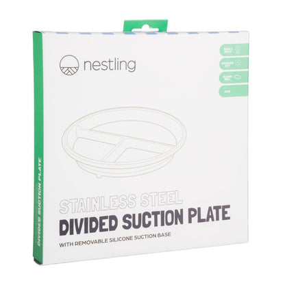 Nestling Stainless Divided Suction Plate