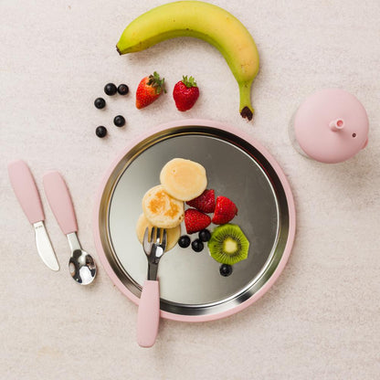 Nestling Stainless Flat Suction Plate