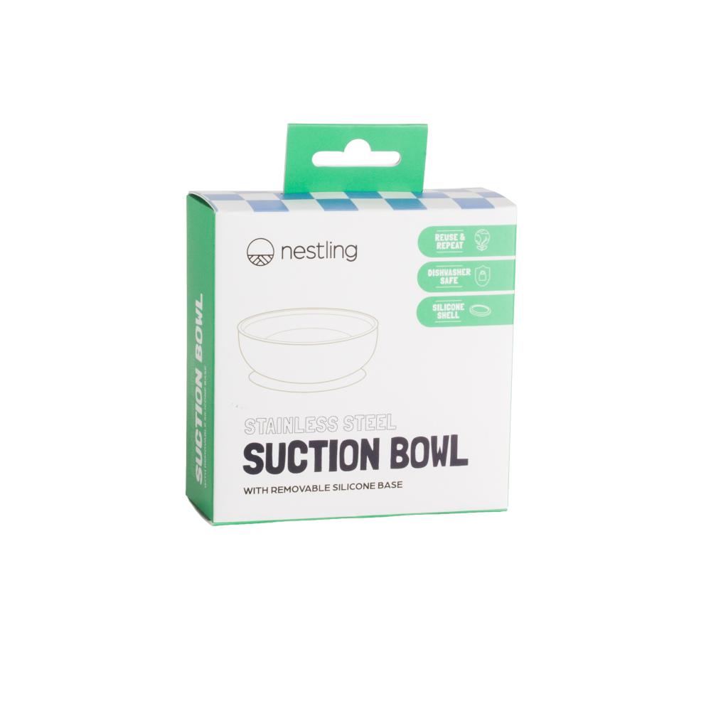 Nestling Stainless Steel Suction Bowl