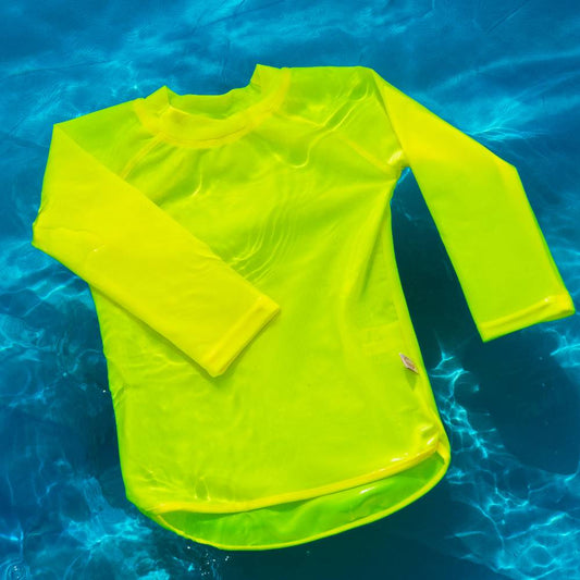 Neon by Nestling Swim Rash Vest - Neon Yellow