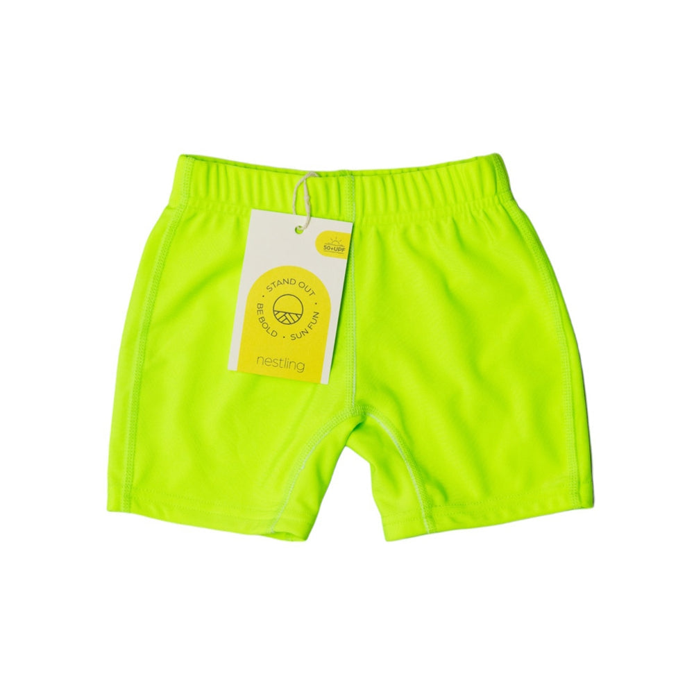 Neon by Nestling Swim Shorts - Neon Green