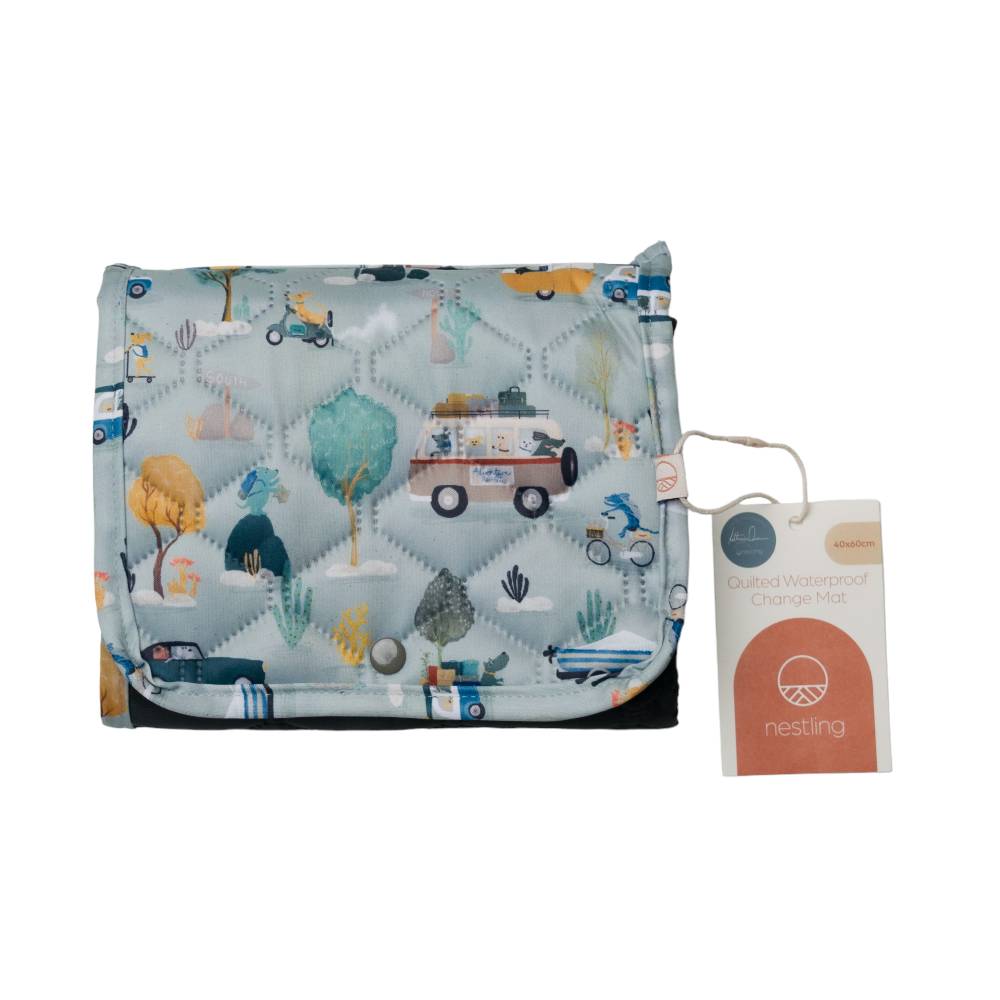 Nestling Waterproof Quilted Change Mat - Katherine Quinn Collection