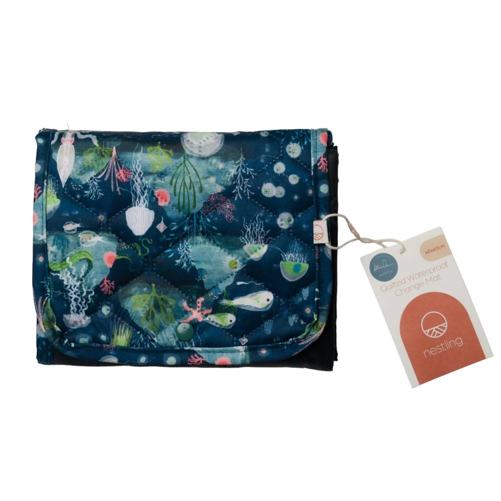 Nestling Waterproof Quilted Change Mat - Katherine Quinn Collection