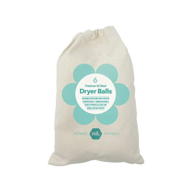 nil. NZ Wool Dryer Balls 6pk