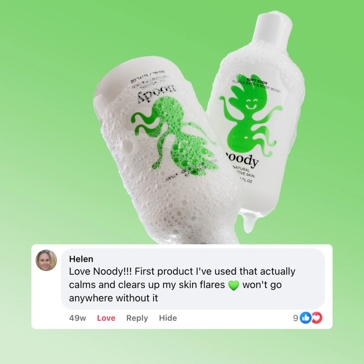 Noody Soft Suds - Gentle Bath & Body Wash 300ml