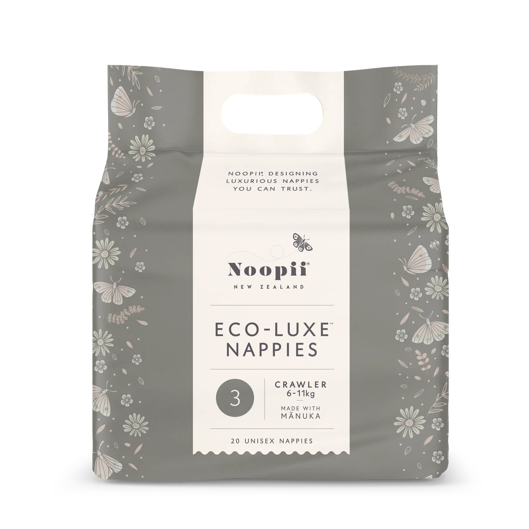 Noopii® Crawler Unisex Nappies - Size 3