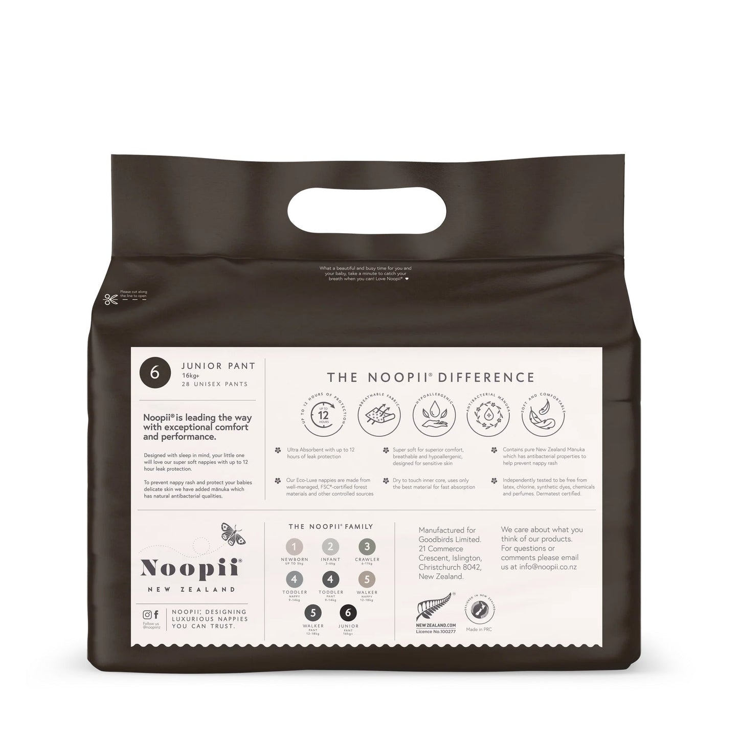 Noopii® Junior Unisex Pants - Size 6