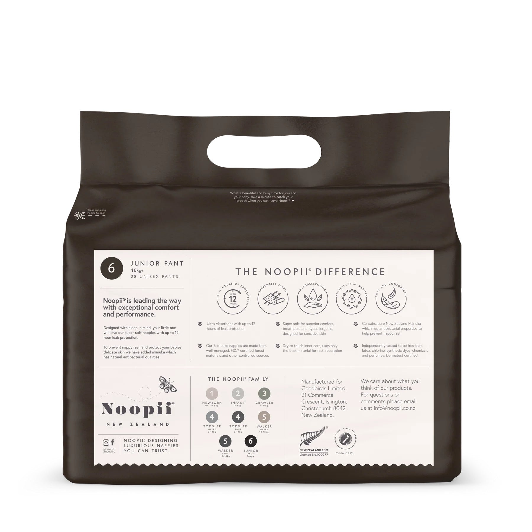 Noopii® Junior Unisex Pants - Size 6