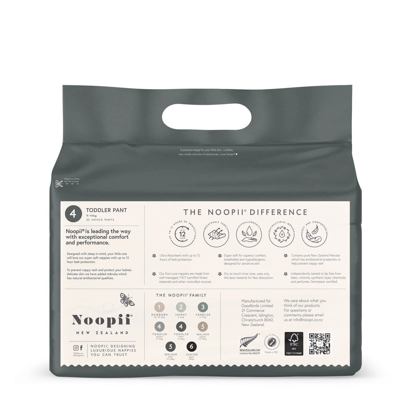 Noopii® Toddler Unisex Pants - Size 4