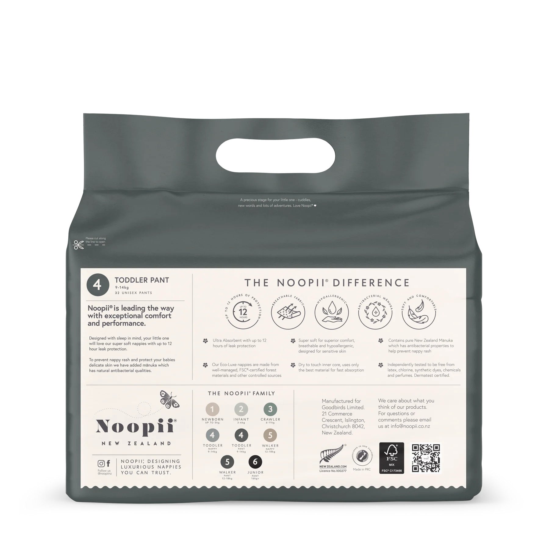 Noopii® Toddler Unisex Pants - Size 4