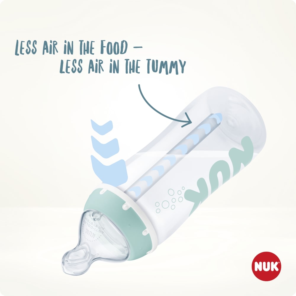 NUK Anti-Colic Professional Bottle Set with Temp Control 300ml 3pk