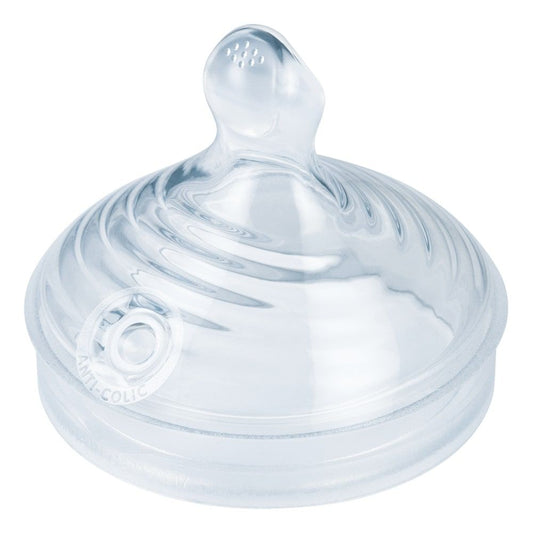 NUK for Nature Silicone Teats Medium 6-hole - 2pk