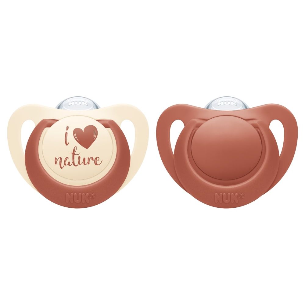 NUK for Nature Silicone Soothers 2pk