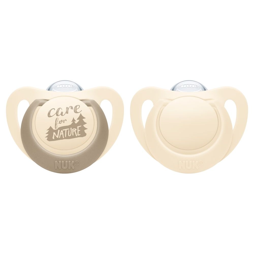 NUK for Nature Silicone Soothers 2pk