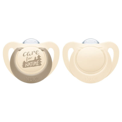 NUK for Nature Silicone Soothers 2pk