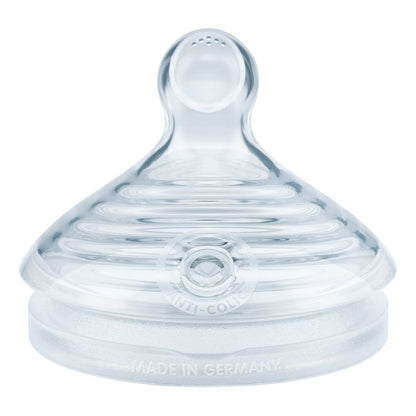 NUK for Nature Silicone Teats Large 9-hole - 2pk