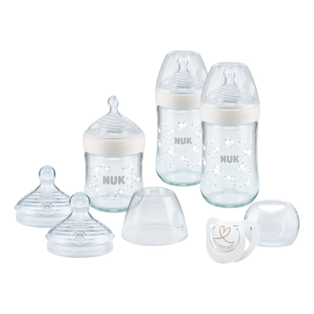 NUK Nature Sense Glass Bottle Set 6pc