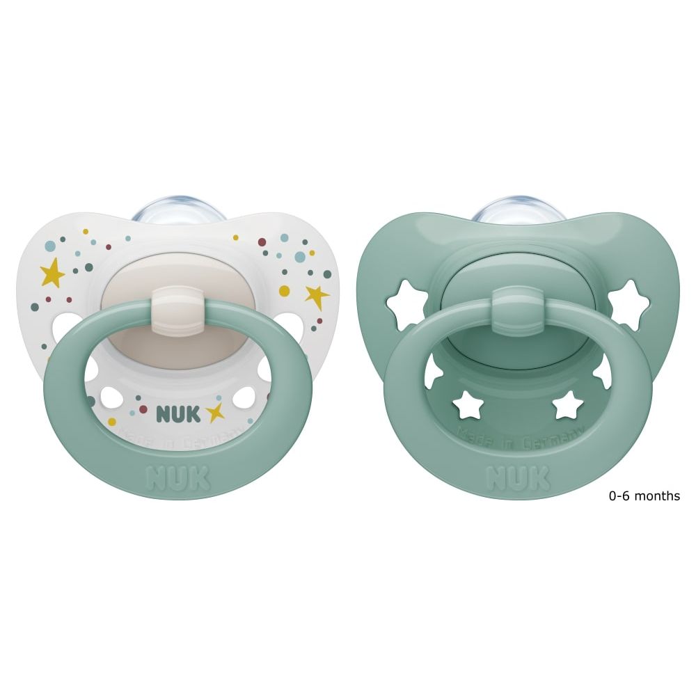 NUK Signature Soother 0-6mths 2pk