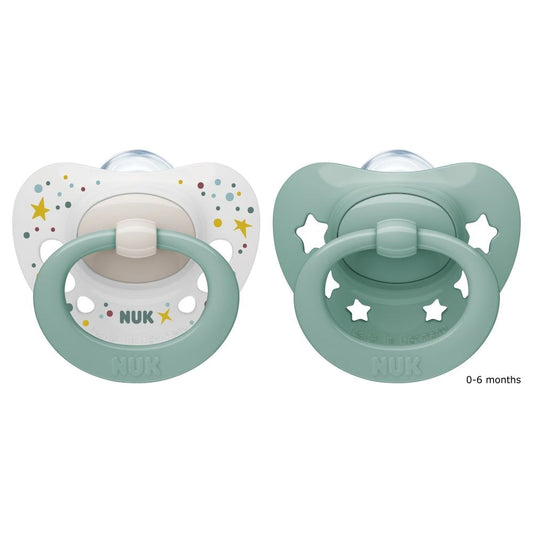 NUK Signature Soother 0-6mths 2pk