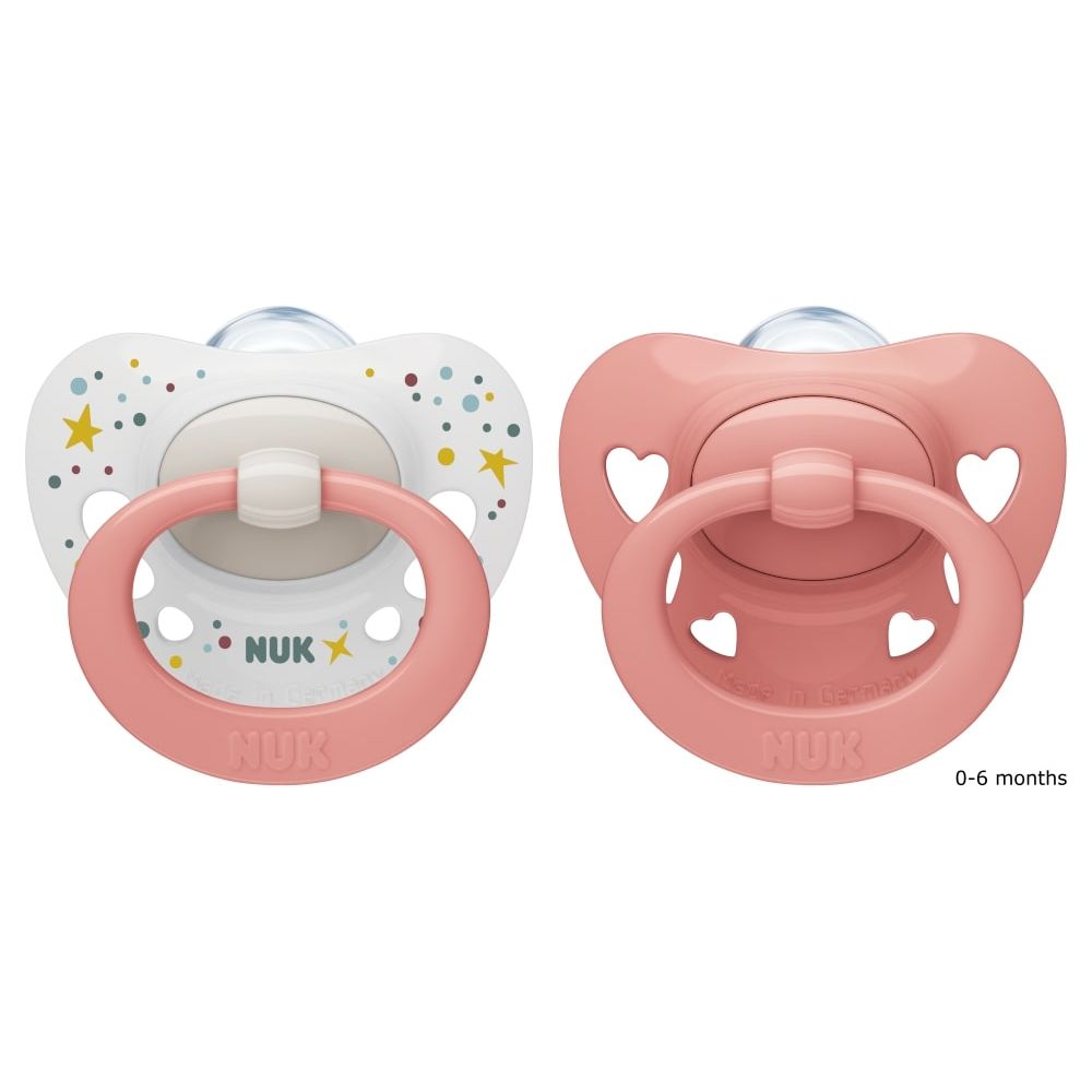 NUK Signature Soother 0-6mths 2pk