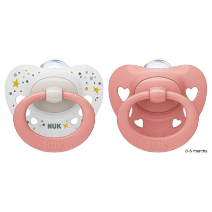 NUK Signature Soother 0-6mths 2pk