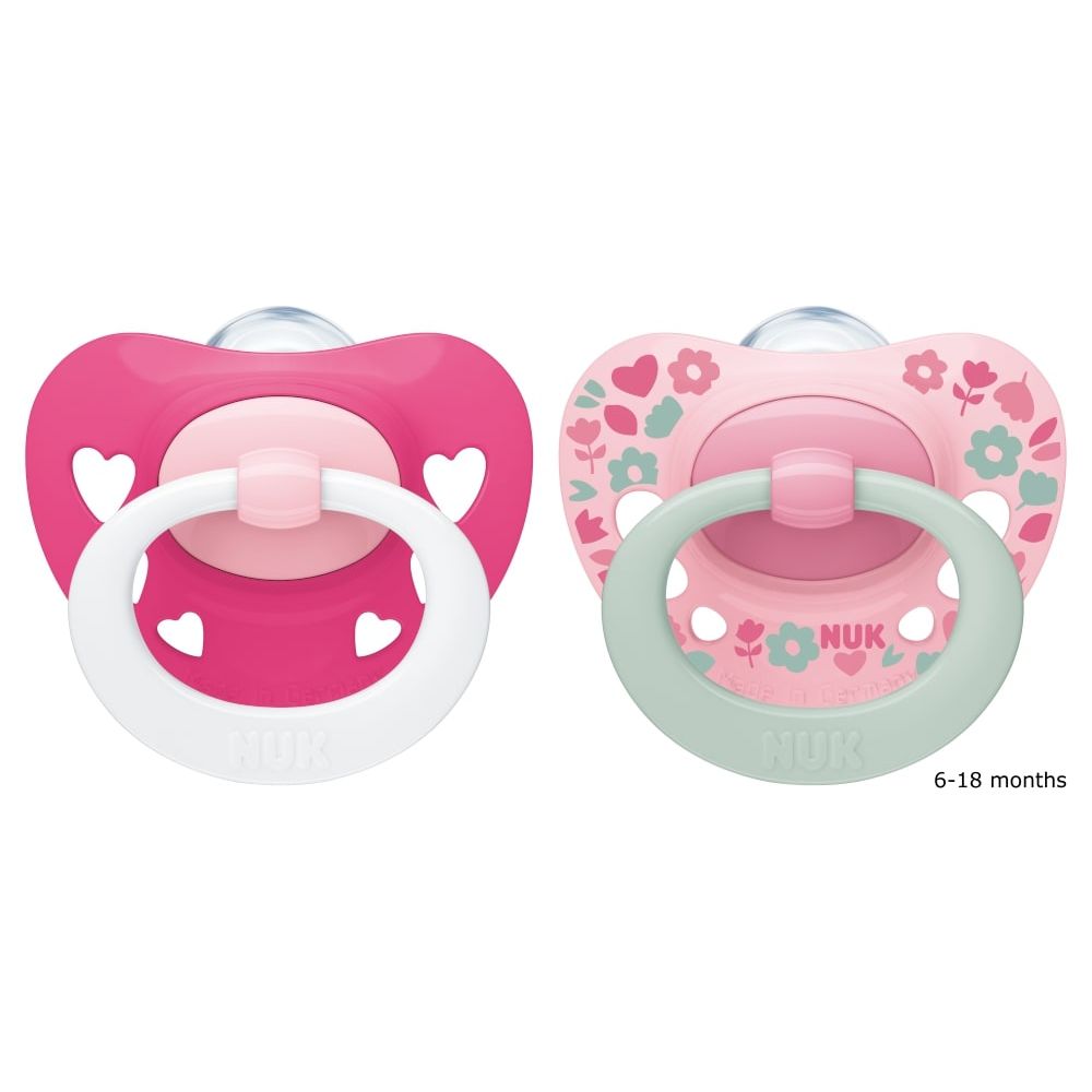 NUK Signature Soother 6-18mths 2pk